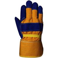 655 Gants d'appareilleur isol&eacute;s, Taille unique, Paume en Cuir de vache refendu, Doublure en Boa Les Fournitures Industrielles Méga