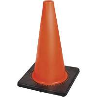 181P Premium Flexible Safety Cone, 18", Orange Les Fournitures Industrielles Méga