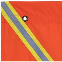 353 Flag with Reflective Tape, Polyester Les Fournitures Industrielles Méga
