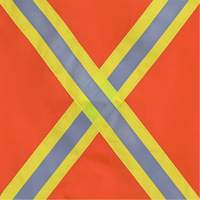 353 Flag with Reflective Tape, Polyester Les Fournitures Industrielles Méga