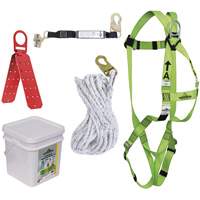 RK4-50 Ensemble de protection contre les chutes, Trousses pour couvreur de toit Les Fournitures Industrielles Méga