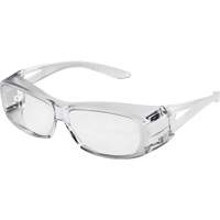 X350 Lunettes de s&eacute;curit&eacute; OTG, Lentille Transparent, Anti-&eacute;gratignures, ANSI Z87+/R&eacute;pond ou surpasse la norme CSA Z94.3 Les Fournitures Industrielles Méga