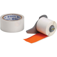 Ruban adh&eacute;sif polyvalent ToughStripe ultra-robuste avec pellicule de protection, Polyester, Orange, Largeur de 2" Les Fournitures Industrielles Méga