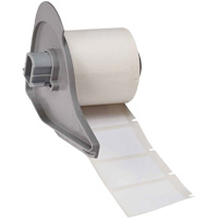 &eacute;tiquettes polyvalentes pour environnements difficiles, Polyester, 1,5" lo x 1" h, Blanc Les Fournitures Industrielles Méga