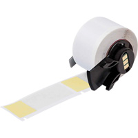 &eacute;tiquettes enveloppantes auto-adh&eacute;sives pour fils et c&acirc;bles, Vinyle, 1" lo x 2,5" h, Blanc Les Fournitures Industrielles Méga