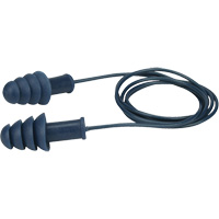 Metal-Detectable Reusable TPR Earplugs, Corded, Bulk - Box, 27 dB NRR, One-Size Les Fournitures Industrielles Méga