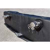 Ultra-Tanker Berm, 374 US gal. Capacity, 5' W x 10' L x 12" H, Foam Wall Les Fournitures Industrielles Méga