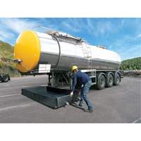 Ultra-Tanker Berm, 374 US gal. Capacity, 5' W x 10' L x 12" H, Foam Wall Les Fournitures Industrielles Méga