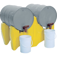 Support pour 2 barils &agrave; lhorizontale, 46,5" lo x 30" la x 31" ha Les Fournitures Industrielles Méga