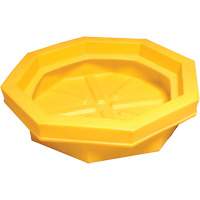 Ultra-Drum Tray sans grille, 32" lo x 32" la x 8,1" h, Cap. de d&eacute;versement 22,8 gal. US Les Fournitures Industrielles Méga