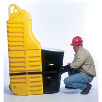 Chariot pour baril, 26,5'' lo x 26,5'' la x 5'' h, Cap. de d&eacute;versement 800 gal. US Les Fournitures Industrielles Méga