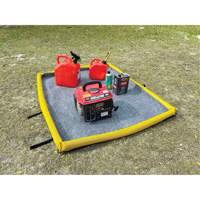 Small Ultra-Filter Pad, 0.8 US gal. Capacity, 2.5' W x 2' L x 3" H, Foam Wall Les Fournitures Industrielles Méga