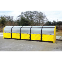 P20 Plus Ultra-Hard Top Spill Pallets&reg; without Drain, 312" L x 79" W x 62" H, 9000 lbs. Load Capacity Les Fournitures Industrielles Méga