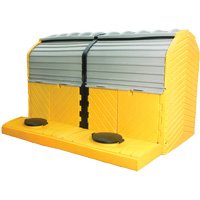 Extender Kit without Drain for Ultra-Hard Top Spill Pallets&reg;, 64" L x 79" W x 62" H, 9000 lbs. Load Capacity Les Fournitures Industrielles Méga