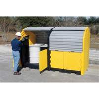 Extender Kit with Drain for Ultra-Hard Top Spill Pallets&reg;, 64" L x 79" W x 62" H, 9000 lbs. Load Capacity Les Fournitures Industrielles Méga