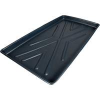 Ultra-Rack Containment Tray – Plateau unique, 44" lo x 23,5" la x 2,8" h, Cap. de d&eacute;versement 8 gal. US Les Fournitures Industrielles Méga