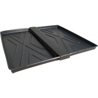 Ultra-Rack Containment Tray – plateau double, 48" lo x 44" la x 2,8" h, Cap. de d&eacute;versement 16 gal. US Les Fournitures Industrielles Méga