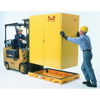 Double Drum Ultra-Safety Cabinet Bladder System&reg;, 63" L x 38.5" W x 6.3" H, 3000 lbs. Load Capacity Les Fournitures Industrielles Méga