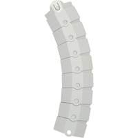 Small Ultra-Sidewinder Cable Protection System avec capuchons, 39,5" x 3" x 0,8", 2000 lb (1 tonne) Les Fournitures Industrielles Méga