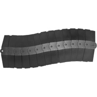 Medium Ultra-Sidewinder Cable Protection System avec capuchons, 33" x 9,8" x 1,4", 260 lb (0,13 tonnes) Les Fournitures Industrielles Méga