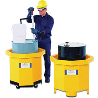Pallet Jack Ultra-Spill Collector&reg;, 66 US gal., Mobile Les Fournitures Industrielles Méga