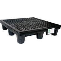 4-Drum Economy Ultra-Spill Pallet&reg;, 66 US gal. Spill Capacity, 53" x 53" x 11.8" Les Fournitures Industrielles Méga