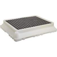 P4 Ultra-Spill Tray, 17" lo x 21" la x 4" h, Cap. de d&eacute;versement 2,9 gal. US Les Fournitures Industrielles Méga