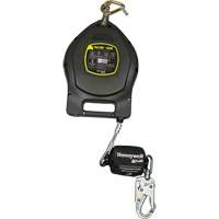 Falcon+ Edge Self-Retracting Lifeline, 50', Galvanized Steel, Swivel Les Fournitures Industrielles Méga