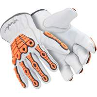 Gants r&eacute;sistants aux chocs Chrome SLT 4060, 6/T-petit, Paume en Ch&egrave;vre, Poignet &agrave; enfiler Les Fournitures Industrielles Méga