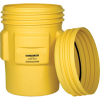 Overpack Plastic Drum Barrel, 95 US gal., Stationary Les Fournitures Industrielles Méga