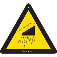 Falling Snow/Ice CSA Standard Safety Sign, 12" x 12", Aluminum, Pictogram Les Fournitures Industrielles Méga