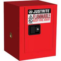 Armoire de comptoir pour produits inflammables Sure-Grip EX, 4 gal., 1 Porte(s), 17" La x 22" h x 17" p Les Fournitures Industrielles Méga