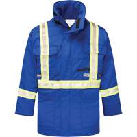 Parka isol&eacute; ignifuge 9 oz Avenger, Petit, Bleu royal Les Fournitures Industrielles Méga