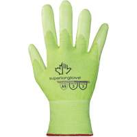 S21TXUGFN High-Visibility Cut-Resistant Gloves, Size 5/2X-Small, 21 Gauge, Nitrile Coated, TenActiv Shell, ASTM ANSI Level A9 Les Fournitures Industrielles Méga