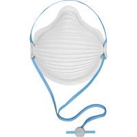 Respirateur jetable de la s&eacute;rie AirWave 4600 avec SmartStrap, N95, Certifi&eacute; NIOSH, Moyen/grand Les Fournitures Industrielles Méga