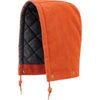 539 Capuchon pour parka, blouson aviateur ou combinaison de s&eacute;curit&eacute; matelass&eacute;e, Orange, Coton Les Fournitures Industrielles Méga