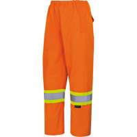 5586 Pantalon de s&eacute;curit&eacute; hydrofuge de 450D, Polyester/Polyur&eacute;thane, 4T-Grand, Jaune lime haute visibilit&eacute; Les Fournitures Industrielles Méga