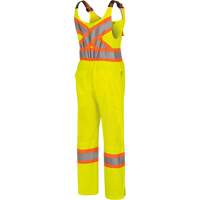 6000W Combinaison de s&eacute;curit&eacute; routi&egrave;re haute visibilit&eacute; pour femmes, Polyester, T-petit, Jaune lime haute visibilit&eacute; Les Fournitures Industrielles Méga
