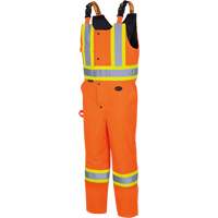 5040 Combinaisons de s&eacute;curit&eacute; matelass&eacute;e imperm&eacute;able, Polyester, Petit, Orange haute visibilit&eacute; Les Fournitures Industrielles Méga