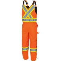 5040 Combinaisons de s&eacute;curit&eacute; matelass&eacute;e imperm&eacute;able, Polyester, Petit, Orange haute visibilit&eacute; Les Fournitures Industrielles Méga