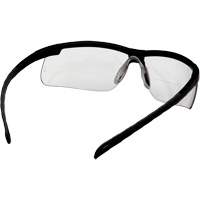 Lunettes de lecture H2MAX avec monture noire, Antibu&eacute;e, Transparent, Dioptrie 2,0 Les Fournitures Industrielles Méga