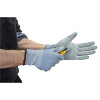 Gants &eacute;lastiques &eacute;cologiques r&eacute;sistants &agrave; la coupe, Taille 7, Calibre 13, Rev&ecirc;tement Polyur&eacute;thane, Enveloppe en PEHP/rPET, ASTM ANSI niveau A2 Les Fournitures Industrielles Méga