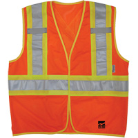 Open Road&reg; “BTE” Vest, High Visibility Orange, Medium/Small Les Fournitures Industrielles Méga