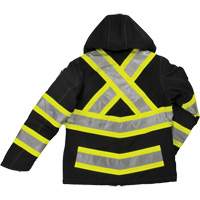 Manteau de s&eacute;curit&eacute; isolant et extensible pour femmes, Polyester, Noir, T-petit Les Fournitures Industrielles Méga