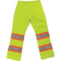 Pantalon de s&eacute;curit&eacute; isolant et extensible pour femmes, Polyester, T-petit, Jaune lime haute visibilit&eacute; Les Fournitures Industrielles Méga