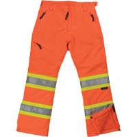 Pantalon de s&eacute;curit&eacute; isolant et extensible pour femmes, Polyester, T-petit, Orange haute visibilit&eacute; Les Fournitures Industrielles Méga