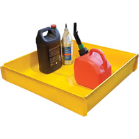 Plateau utilitaire flexible, 12" lo x 12" la x Cap. de d&eacute;versement 2 gal. US Les Fournitures Industrielles Méga