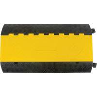 Polyurethane Cable Protector, 3 Channels, 35.43" L x 19.69" W x 3" H Les Fournitures Industrielles Méga