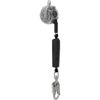 C&acirc;ble de limiteur de chute personnel 36CS V-TEC, 10', Acier galvanis&eacute;, Pivotant Les Fournitures Industrielles Méga