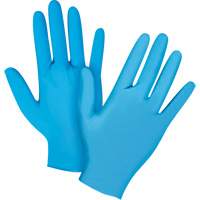 Emballages de gants jetables pour machine distributrice, Petit, Nitrile, 4,5 mils, Sans poudre, Bleu, Classe 2 Les Fournitures Industrielles Méga